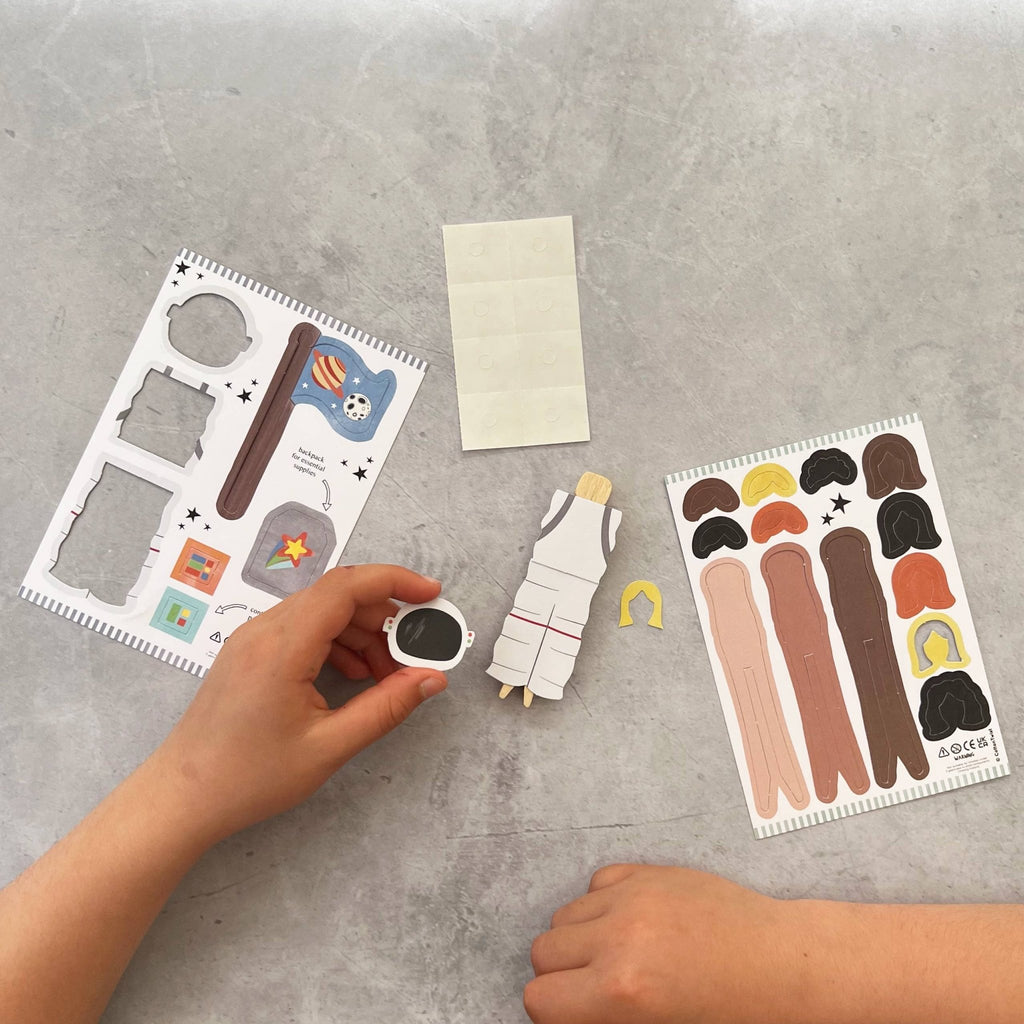 Make Your Own Astronaut Peg Doll - All Good Things