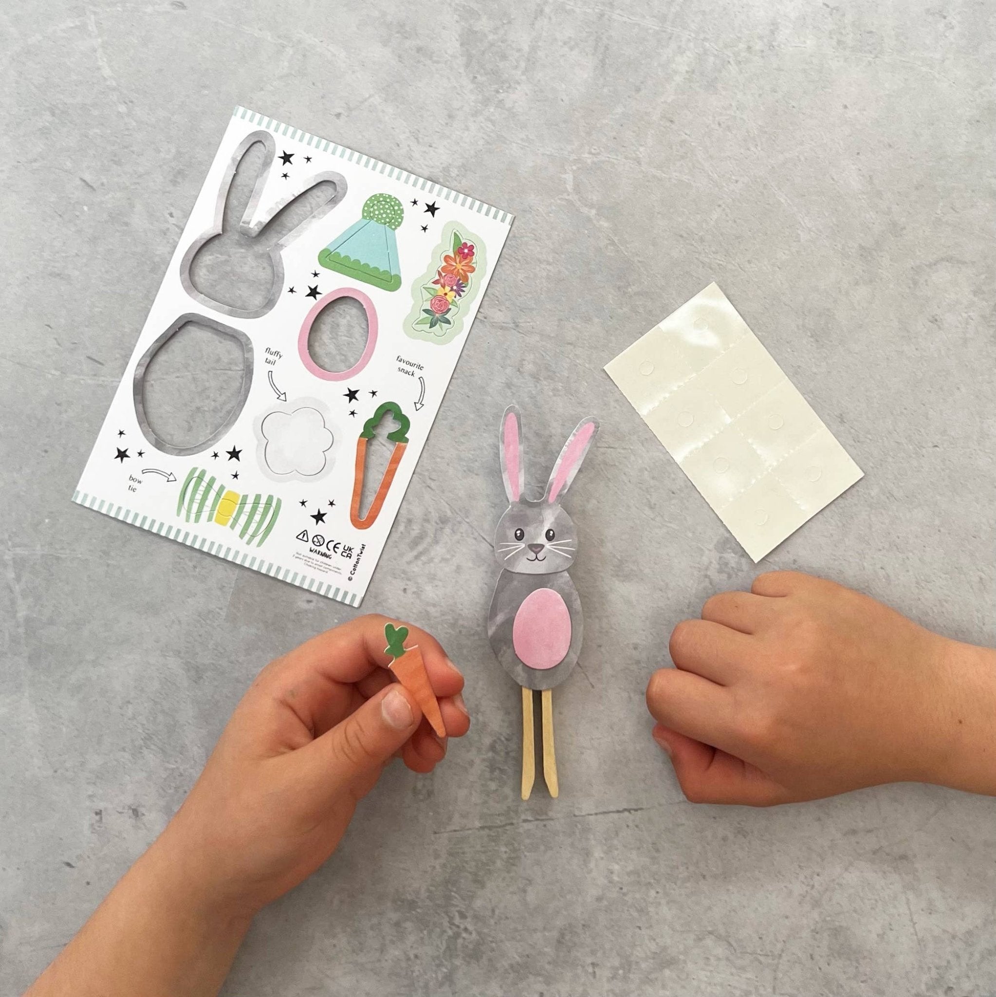 Make Your Own Bunny Peg Doll Kit - All Good Things