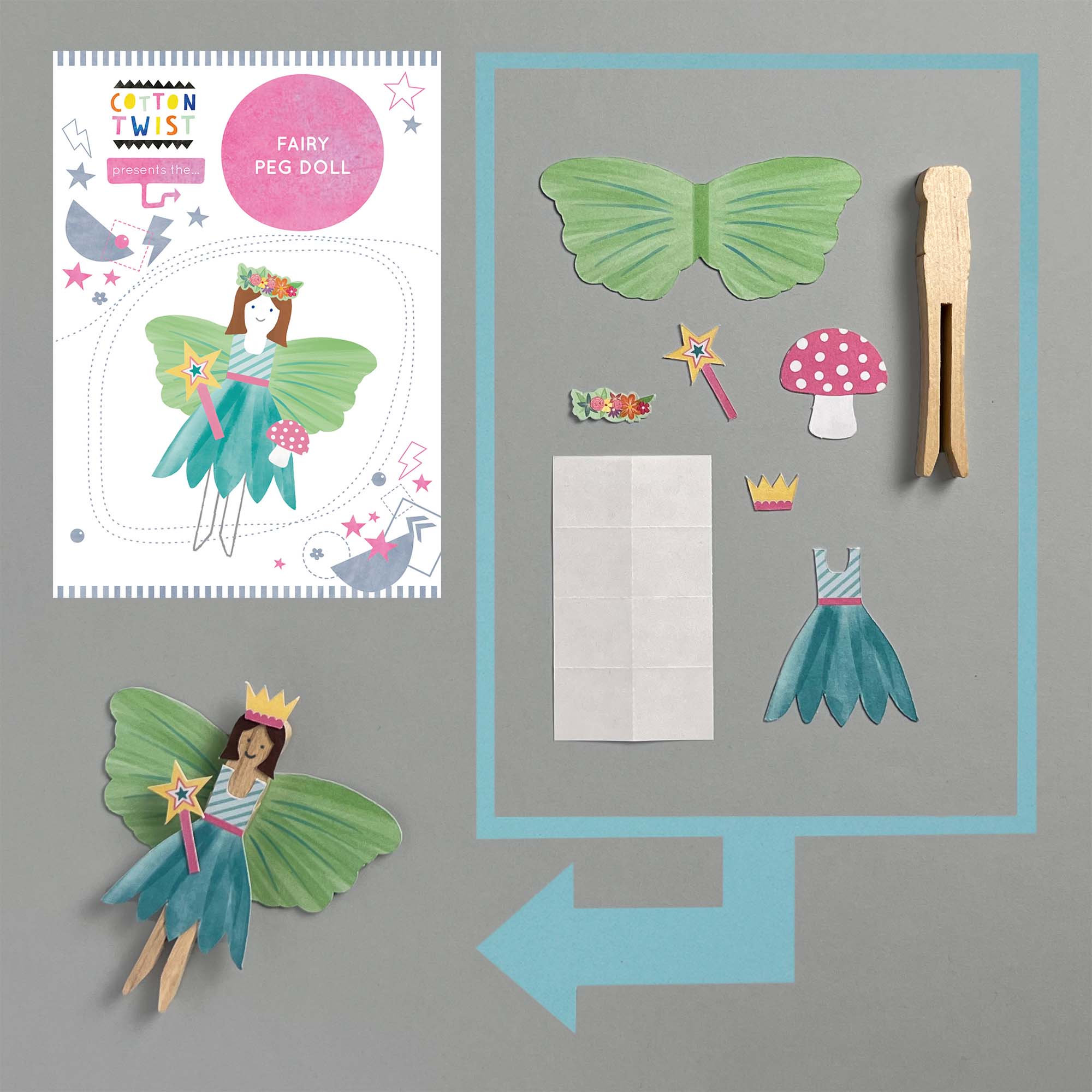 Make Your Own Fairy Peg Doll - All Good Things