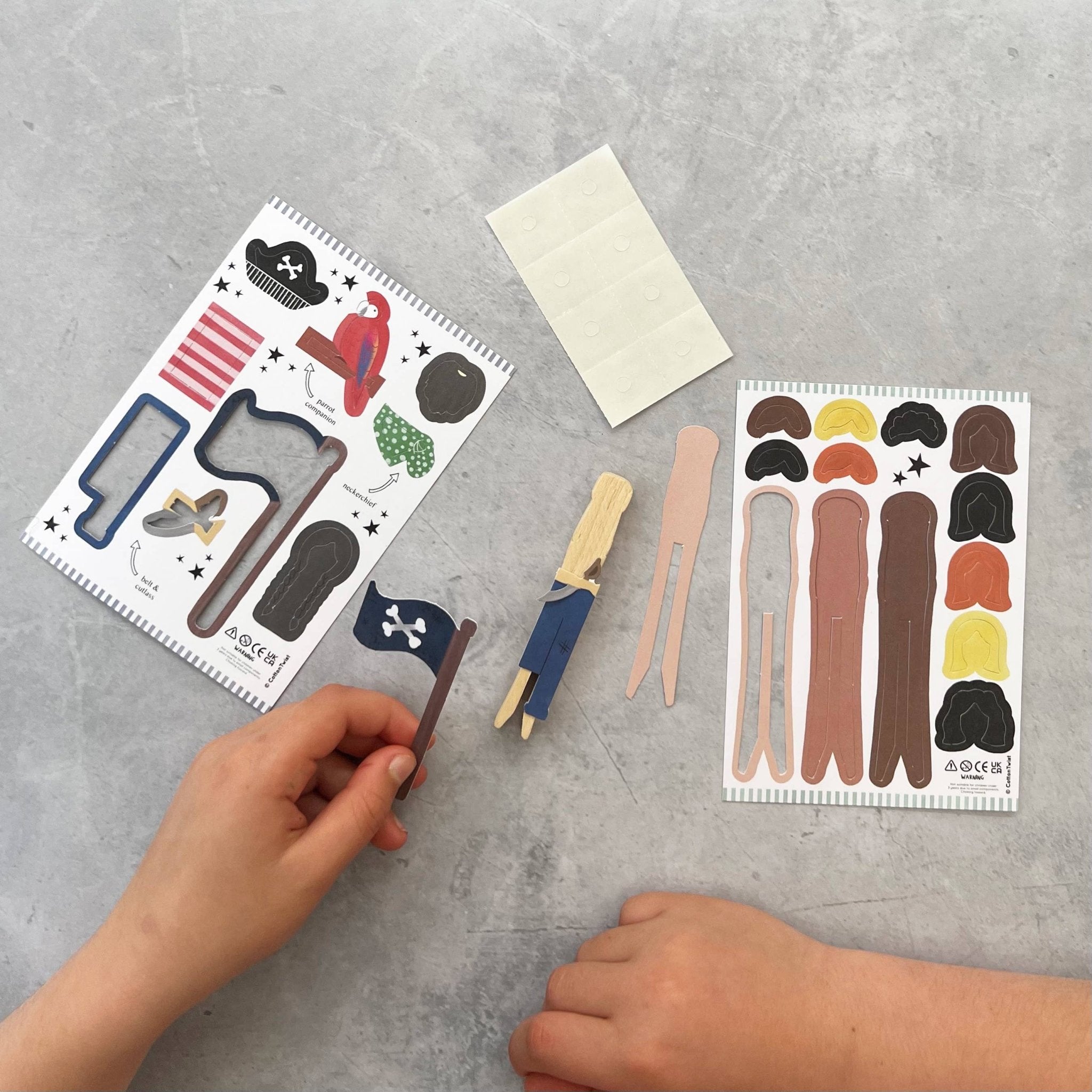 Make Your Own Pirate Peg Doll - All Good Things
