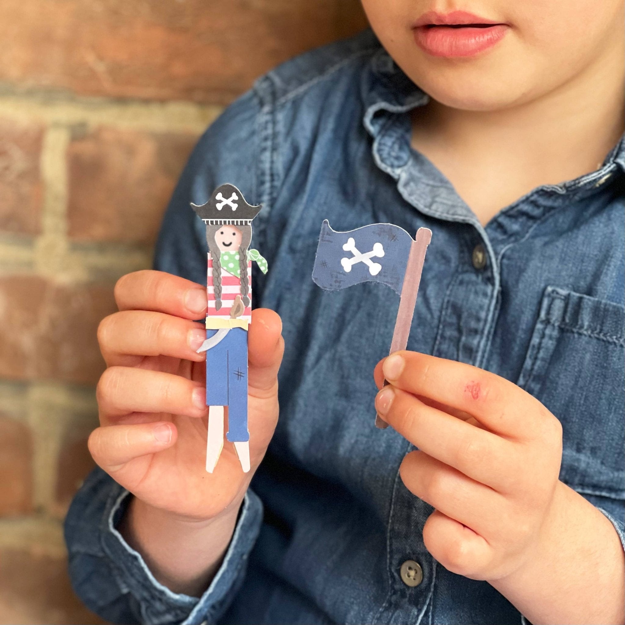 Make Your Own Pirate Peg Doll - All Good Things