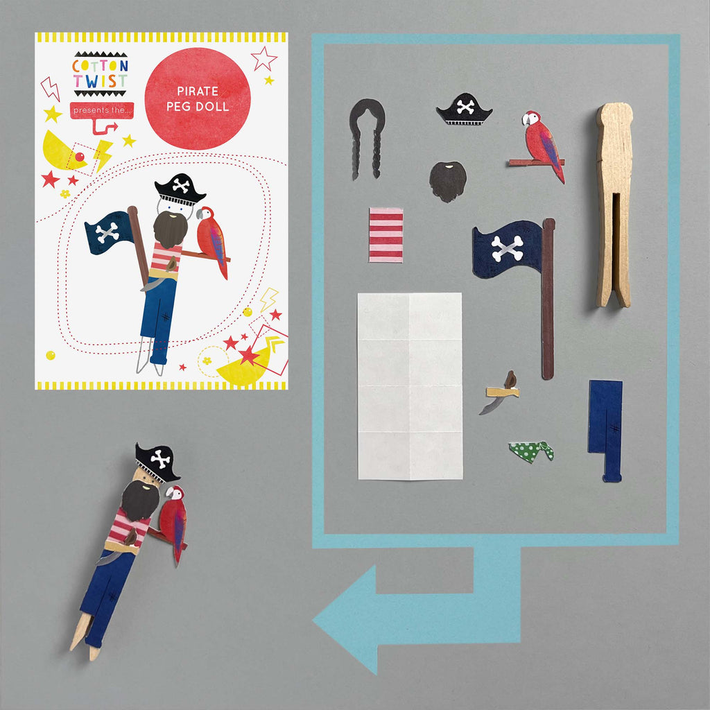 Make Your Own Pirate Peg Doll - All Good Things