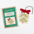 Make Your Own Stitched Mistletoe Decoration - All Good Things