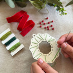 Make Your Own Stitched Wreath Decoration - All Good Things