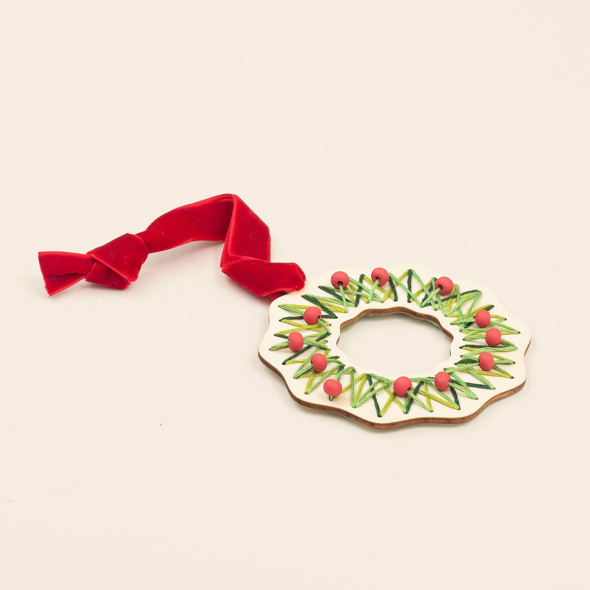 Make Your Own Stitched Wreath Decoration - All Good Things