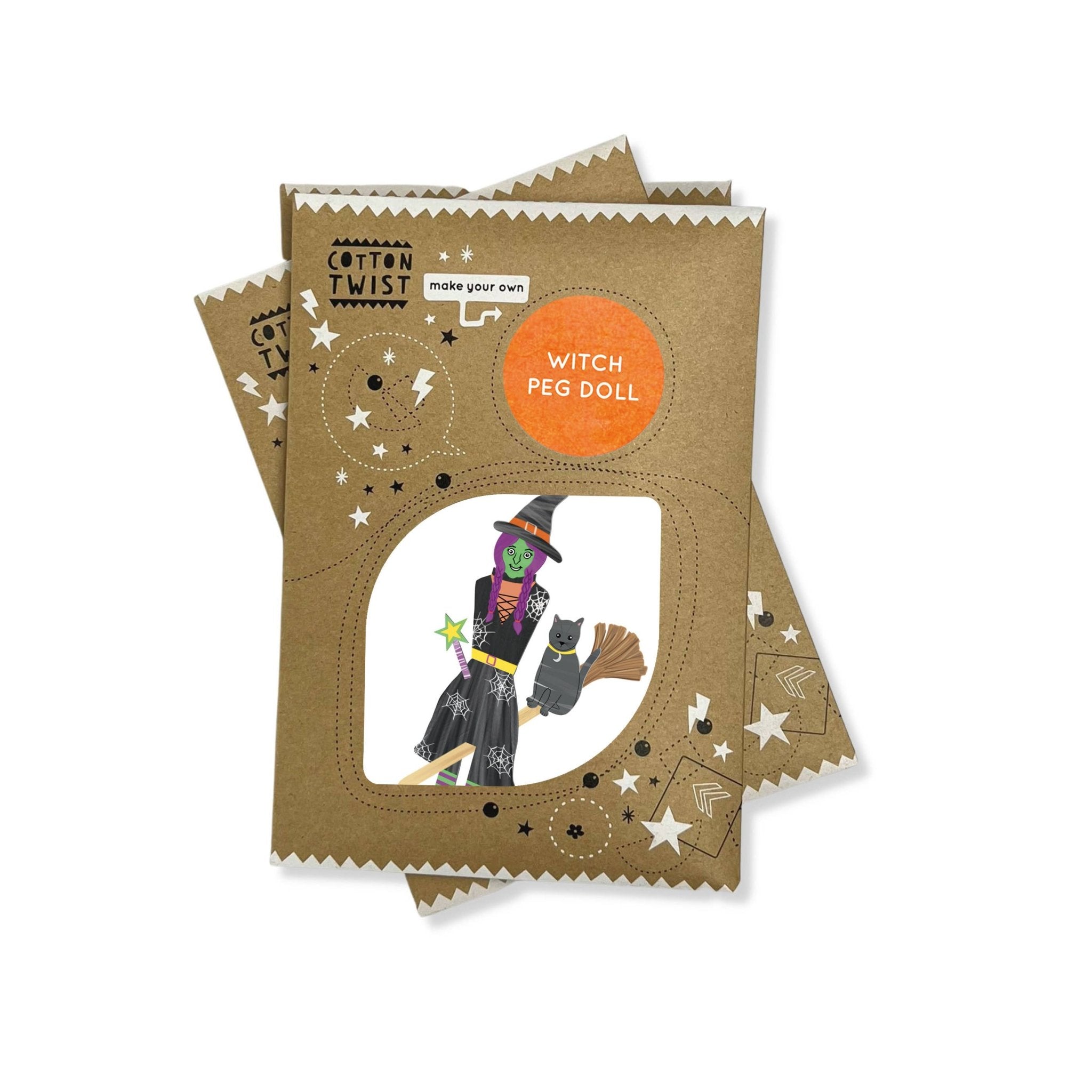 Make Your Own Witch Peg Doll - All Good Things