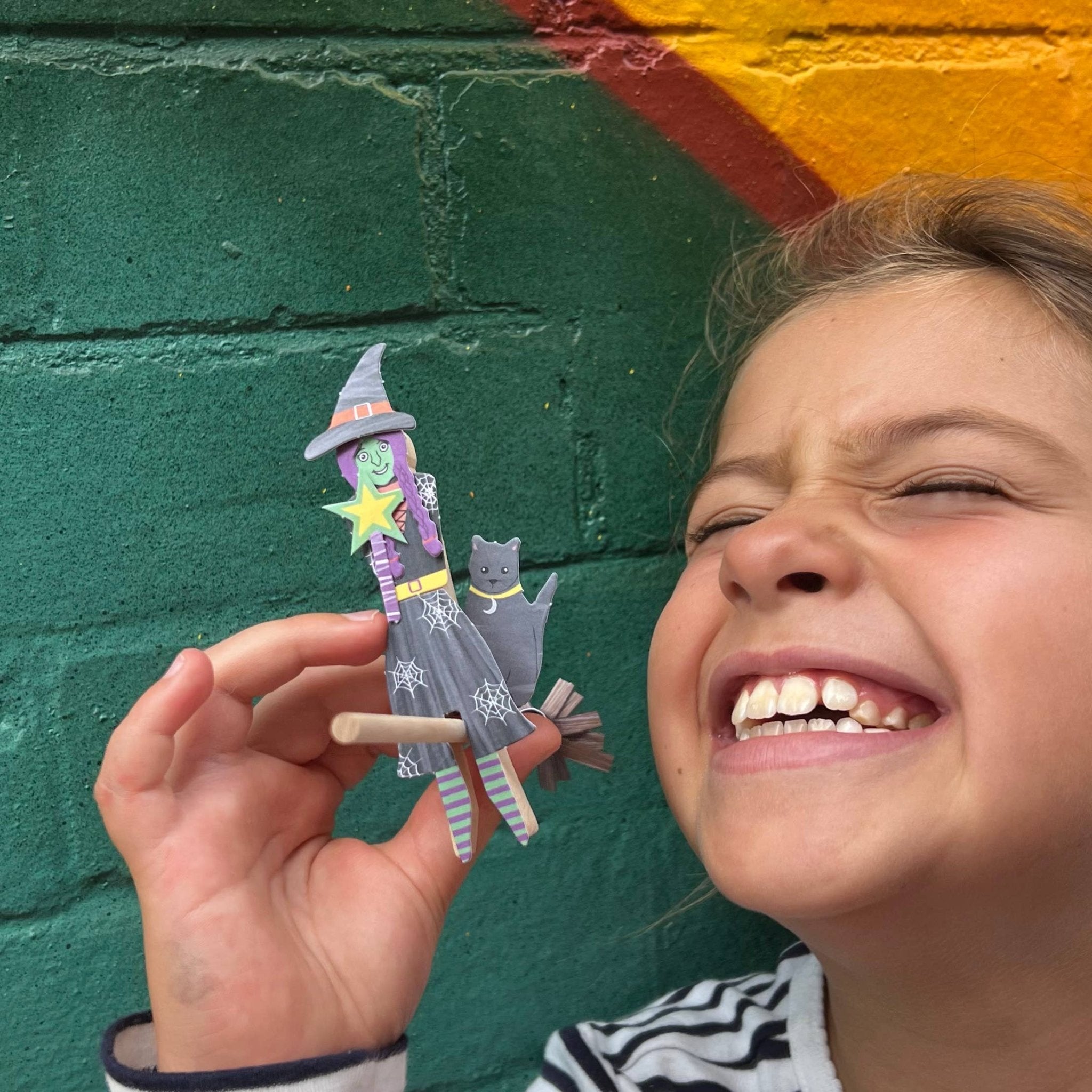 Make Your Own Witch Peg Doll - All Good Things