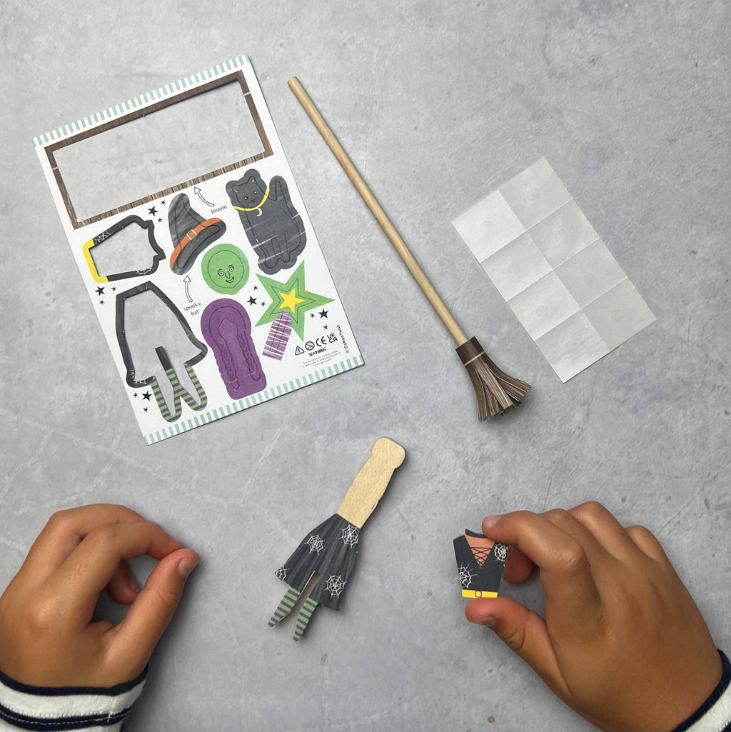 Make Your Own Witch Peg Doll - All Good Things