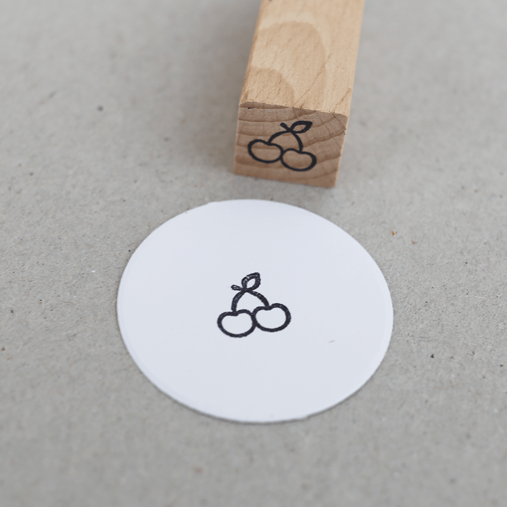 Mini Rubber Stamp | Cherries - All Good Things