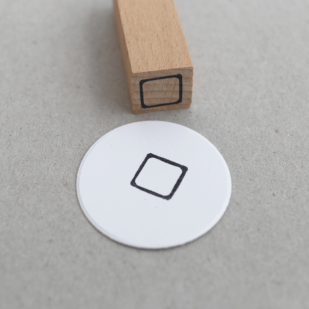 Mini Rubber Stamp | Square - All Good Things