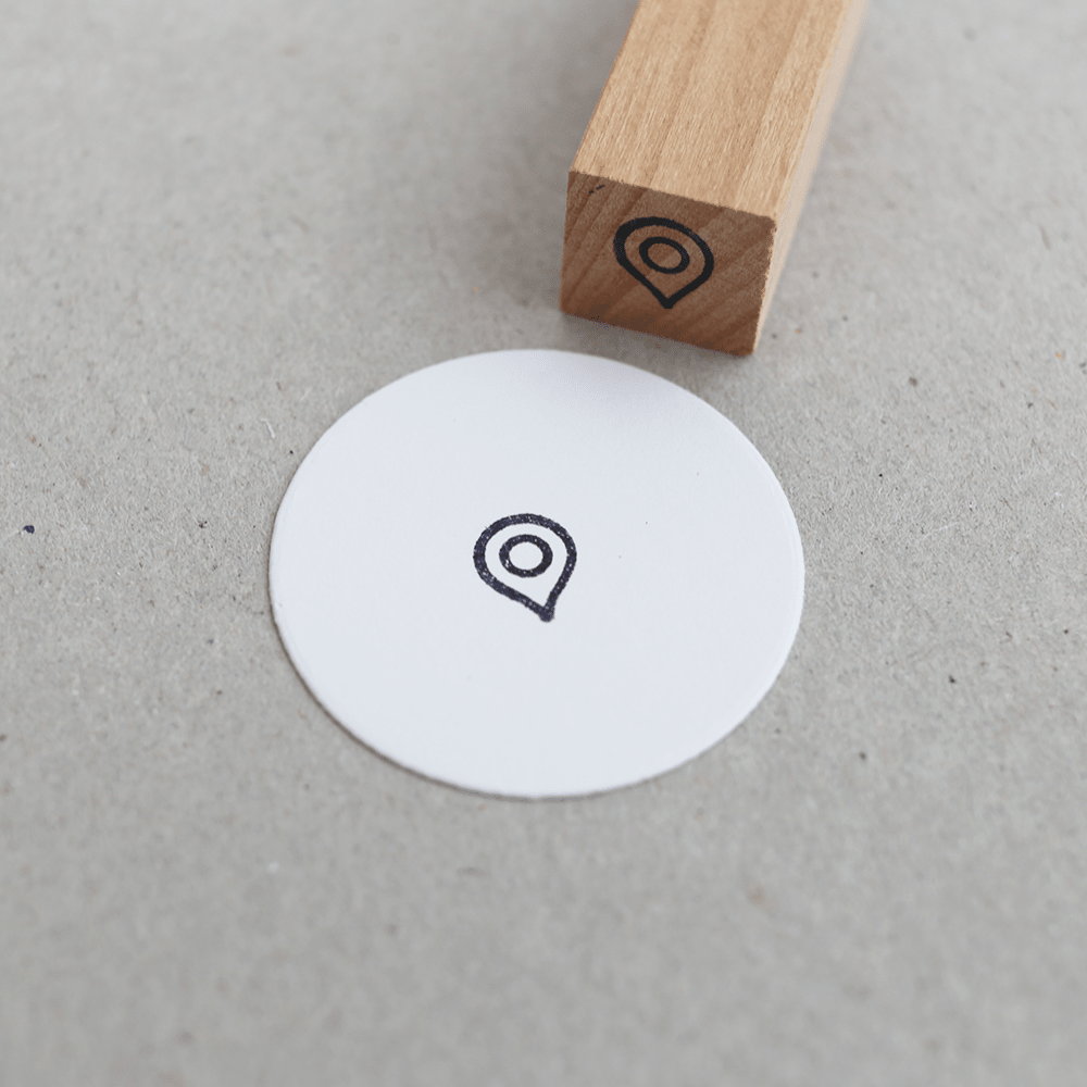 Mini Rubber Stamp | You Are Here - All Good Things
