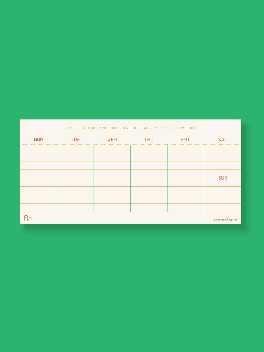 Mini Undated Weekly Planner - All Good Things