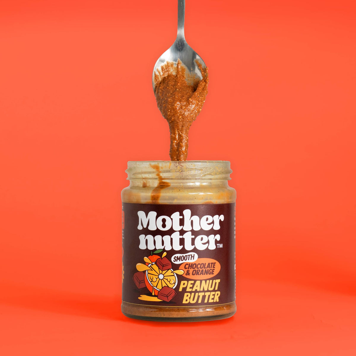 Mothernutter Smooth Chocolate & Orange Peanut Butter (280g) - All Good Things