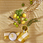 Mustard Gingham Napkin - All Good Things