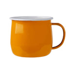 Mustard Yellow Enamel Belly Mug - All Good Things