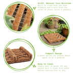 Natural Coir Scraper Door Mat - All Good Things