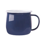 Navy Enamel Belly Mug - All Good Things