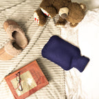Nicola Spring Hot Water Bottle Cover Knitted Midnight Blue - All Good Things