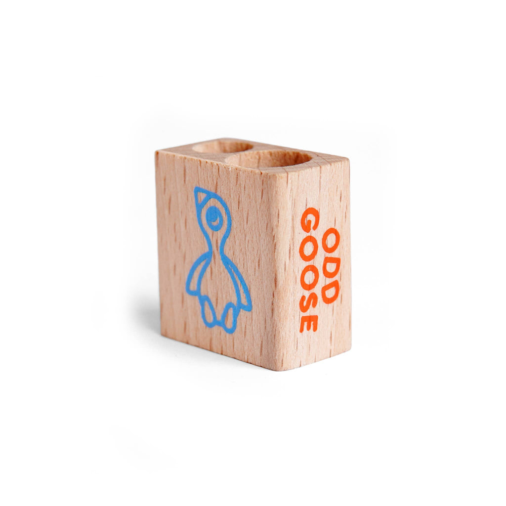 Odd Goose Wooden Double Sharpener: Blue - All Good Things