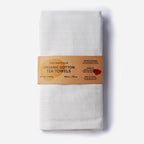 Organic Cotton Herringbone Weave Tea Towels – Pack of 2: Olive Green - All Good Things