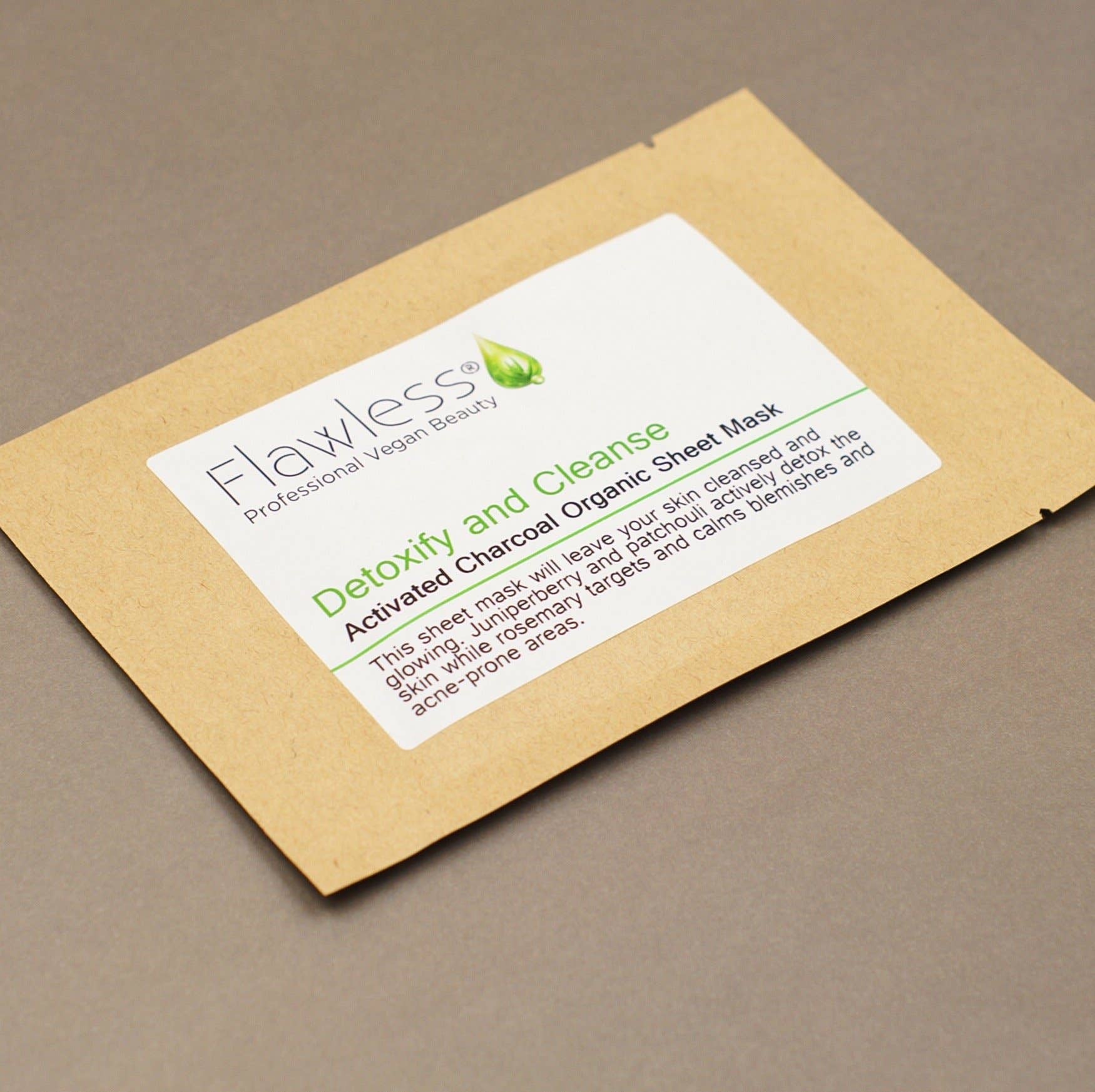 Organic Facial Sheet Mask - Detoxify and Cleanse - All Good Things