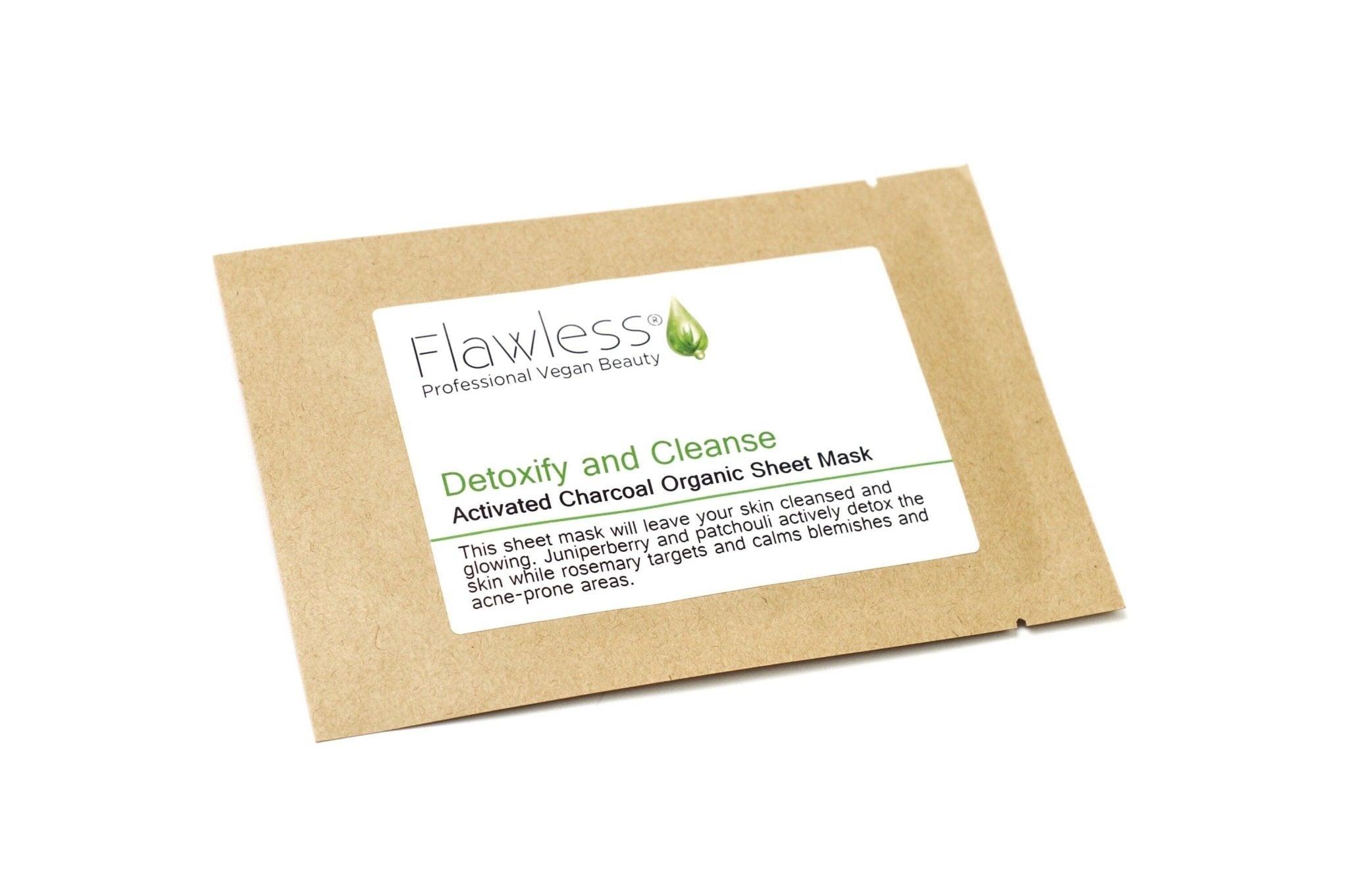 Organic Facial Sheet Mask - Detoxify and Cleanse - All Good Things