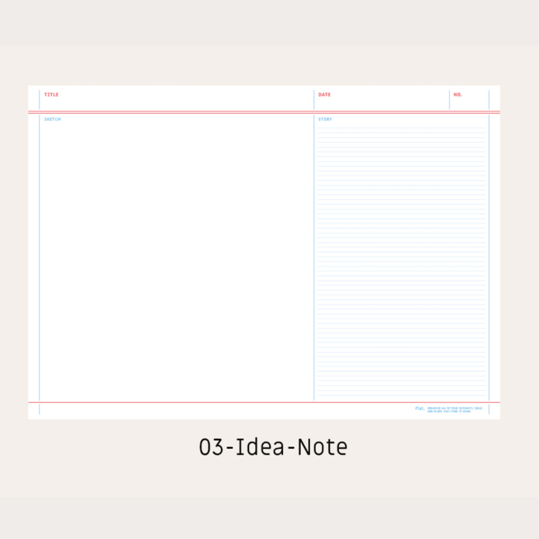 Paperian Flat Notepad [A4]: A4 / Project Plan - All Good Things