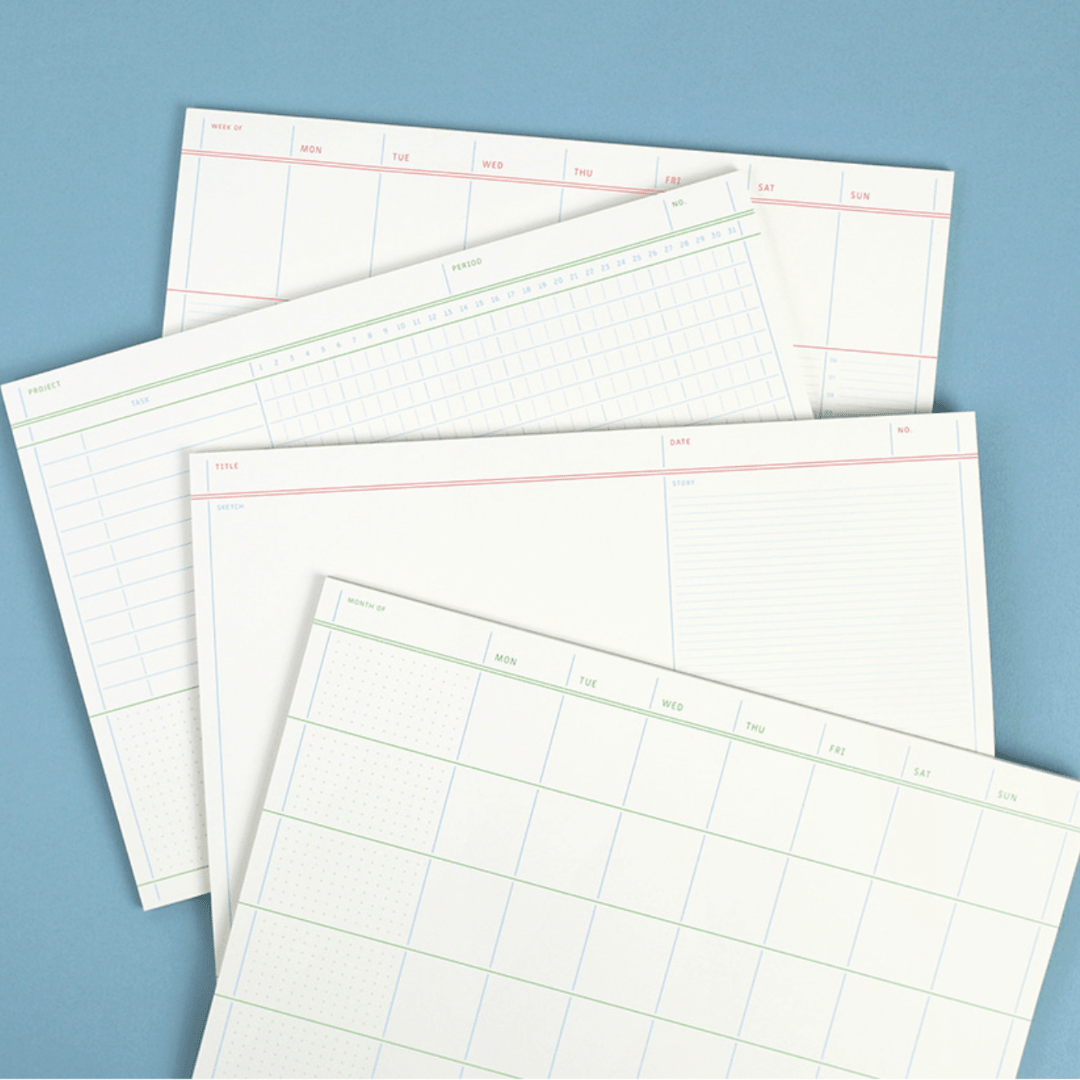 Paperian Flat Notepad [A4]: A4 / Project Plan - All Good Things