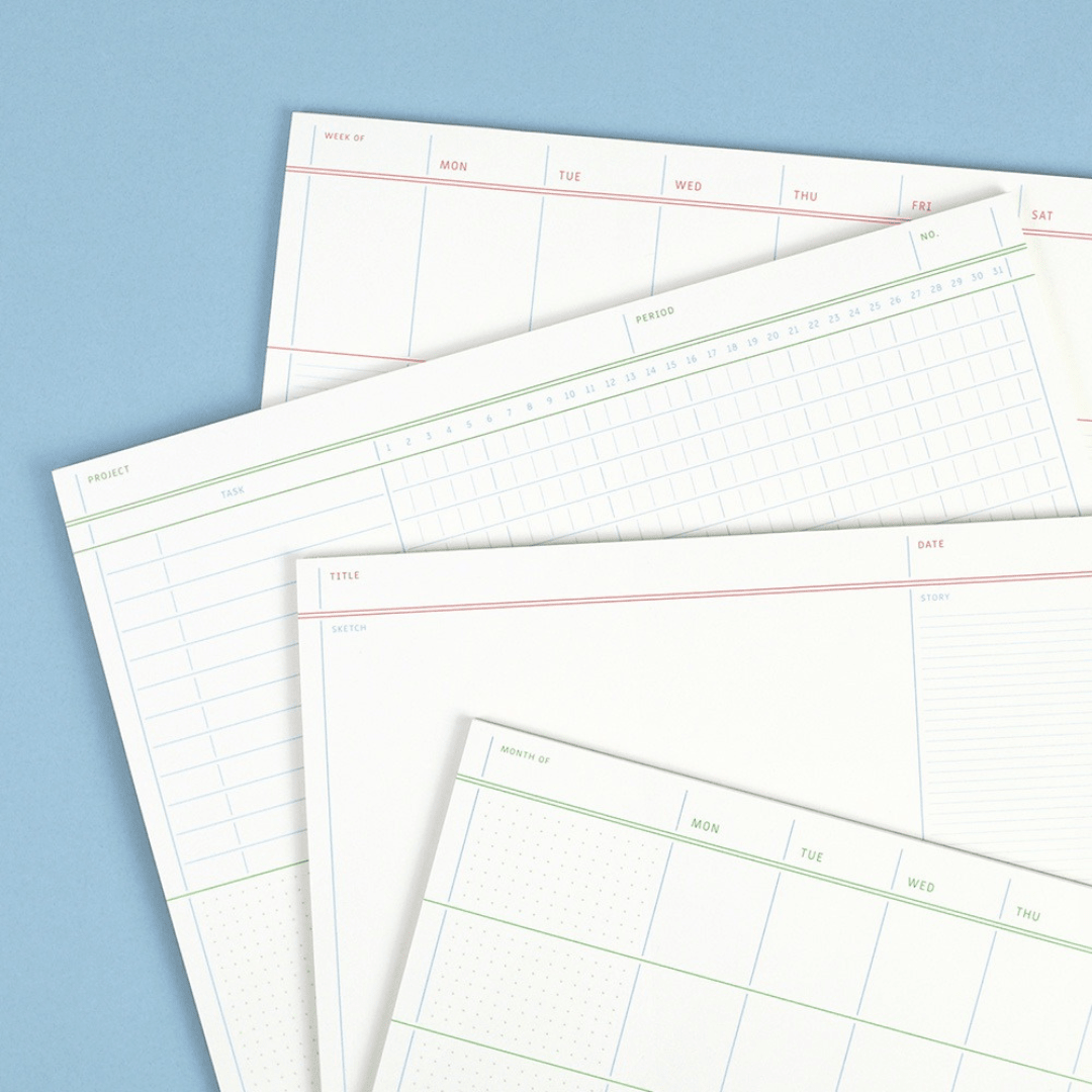 Paperian Flat Notepad [A4]: A4 / Project Plan - All Good Things