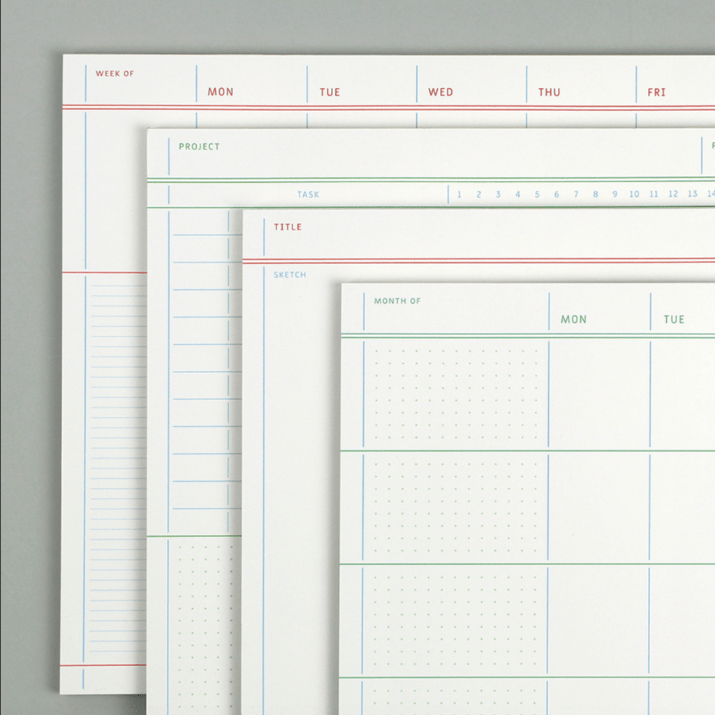 Paperian Flat Notepad [A4]: A4 / Project Plan - All Good Things