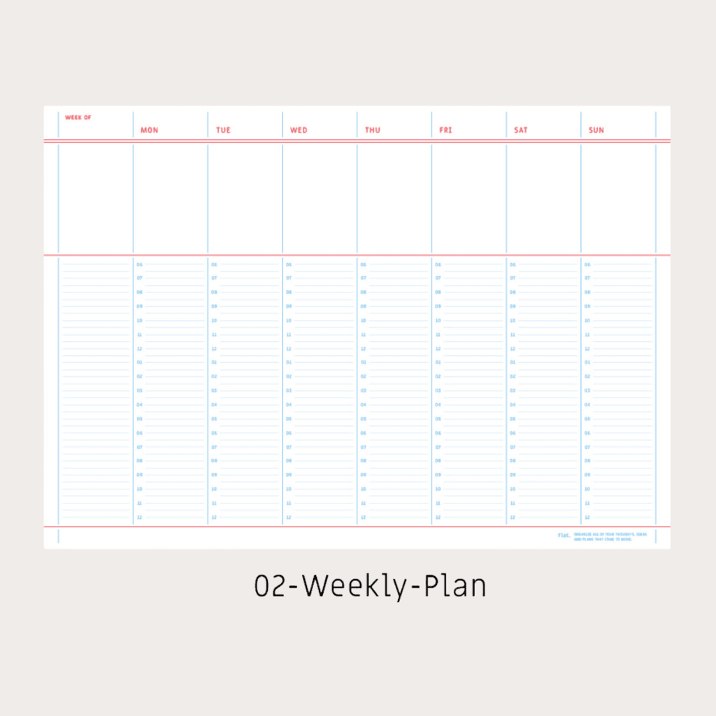 Paperian Flat Notepad [A4]: A4 / Project Plan - All Good Things