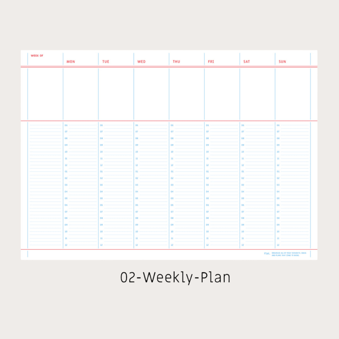 Paperian Flat Notepad [A4]: A4 / Project Plan - All Good Things