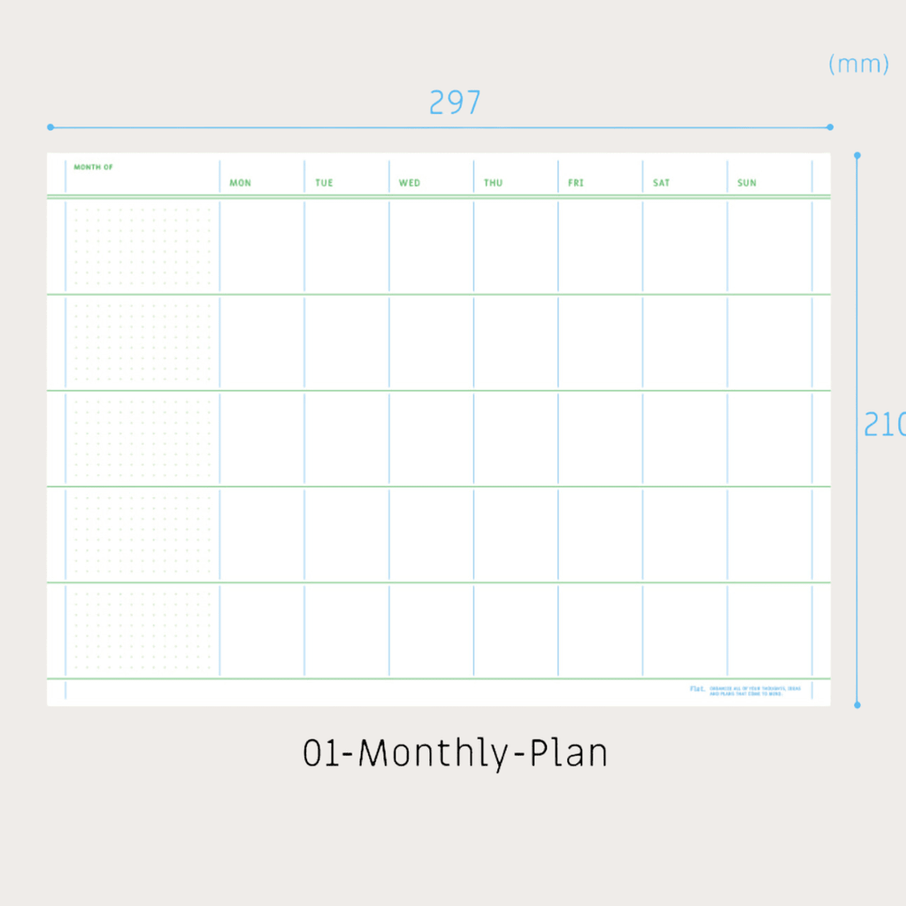 Paperian Flat Notepad [A4]: A4 / Project Plan - All Good Things