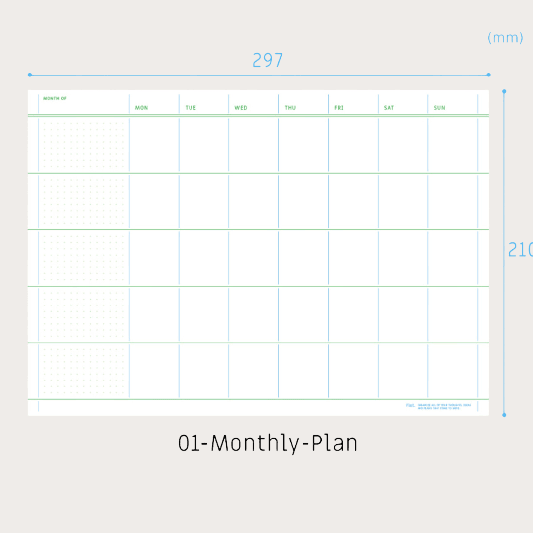 Paperian Flat Notepad [A4]: A4 / Project Plan - All Good Things