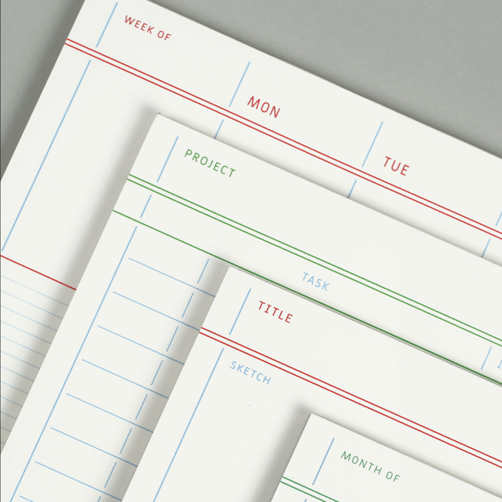 Paperian Flat Notepad [A4]: A4 / Project Plan - All Good Things