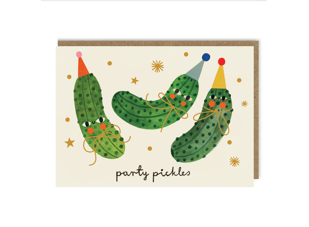 PARTY PICKLES gold foil card - All Good Things