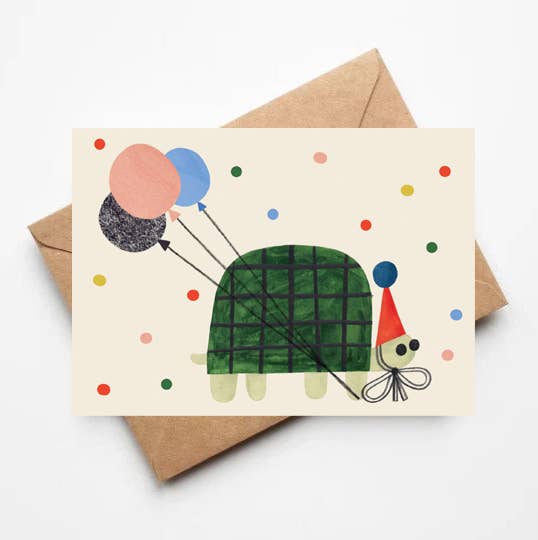 PARTY TURTLE card - All Good Things