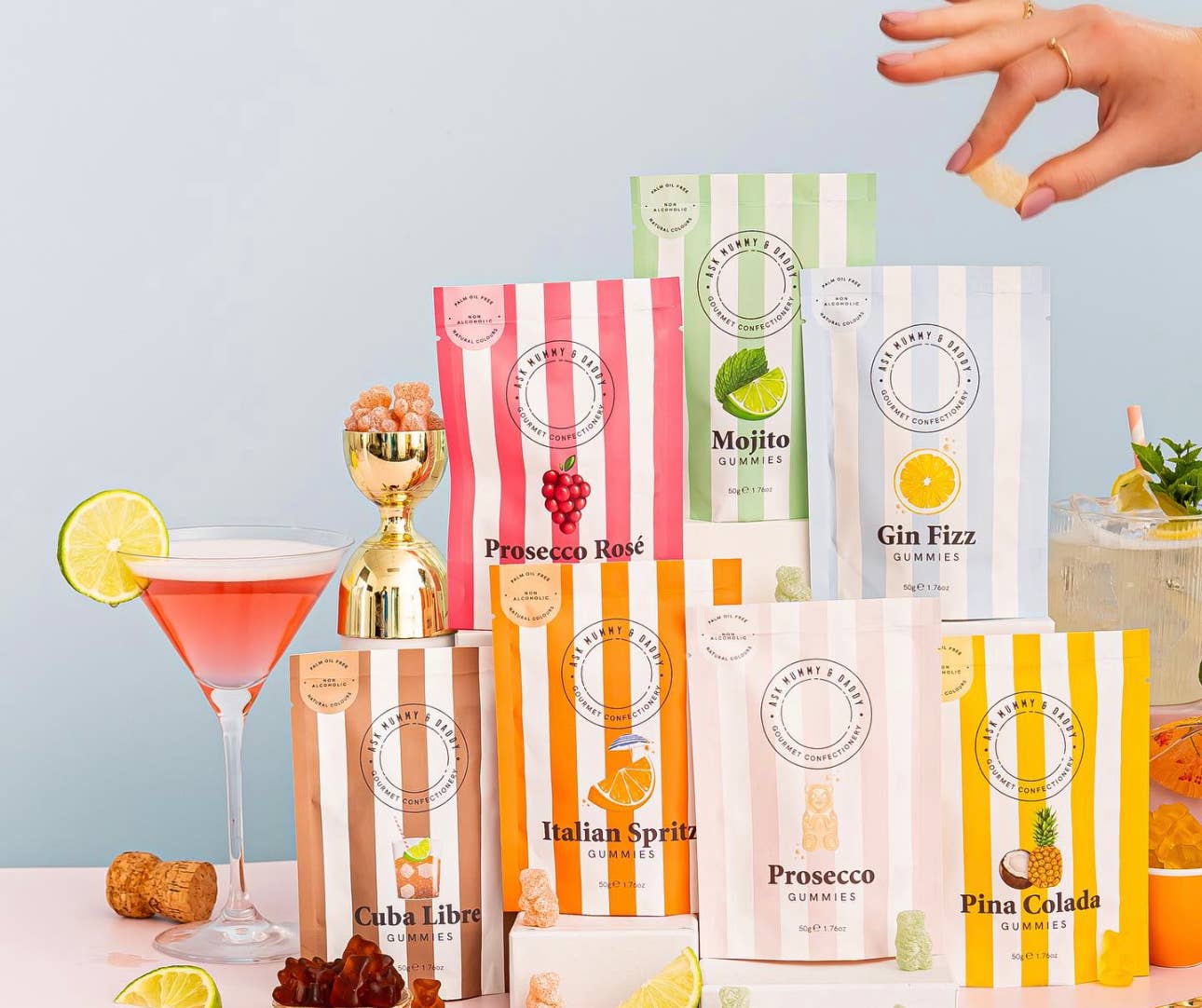 Pina Colada Gummies 50g Pouch - All Good Things