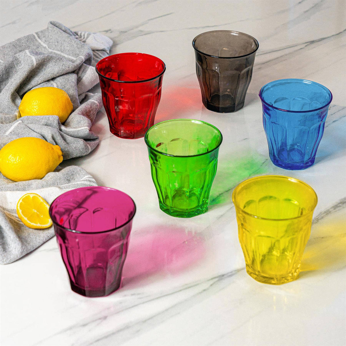 Pink Picardie Glass Tumbler (250ml) - All Good Things
