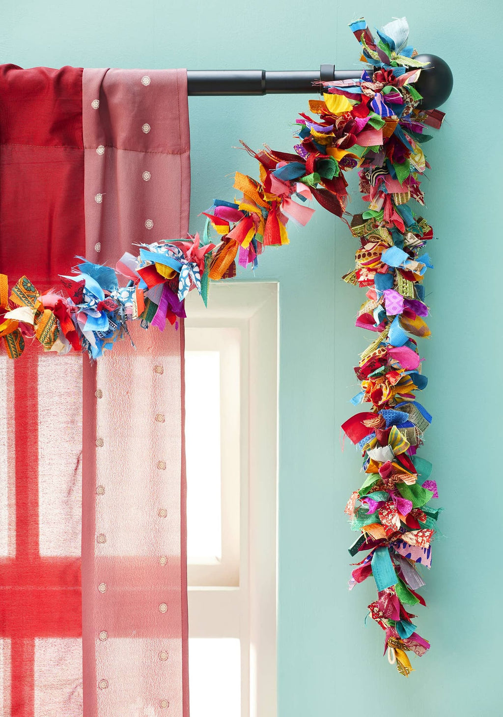Recycled Sari Eco Tinsel/Garland - Multi - All Good Things