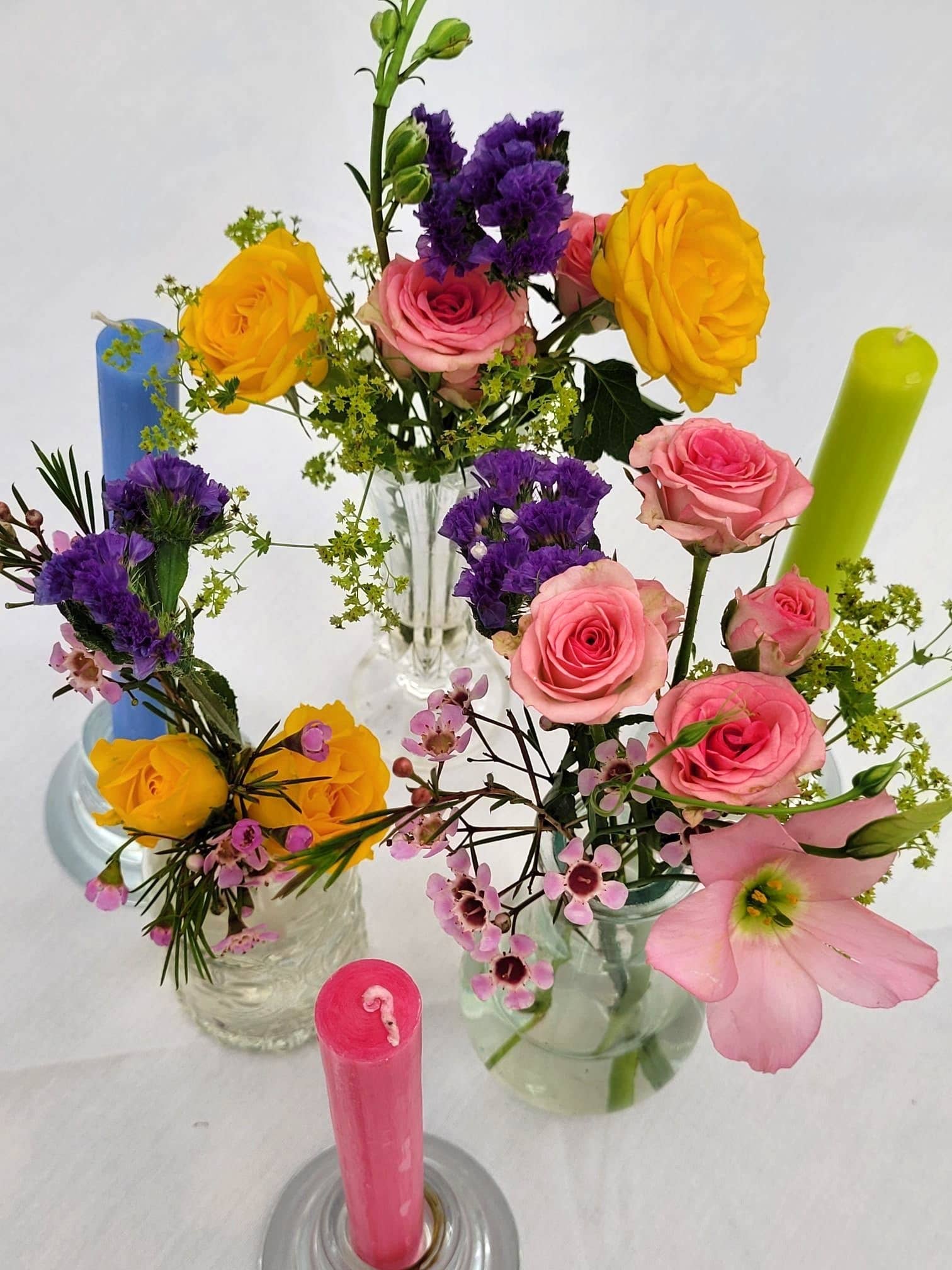 Red 8 inch Dinner Candles x 20 - All Good Things
