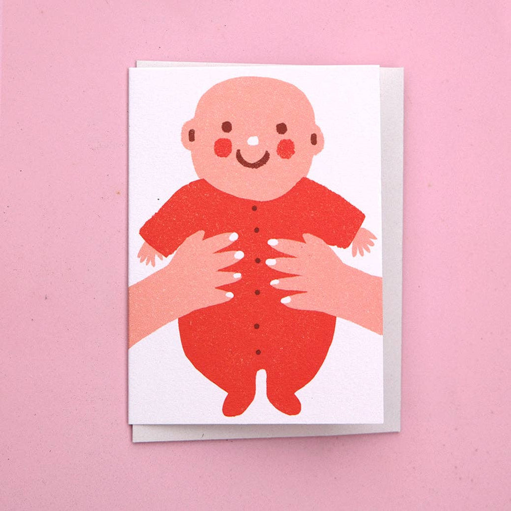 Red Baby Mini A7 Card - All Good Things