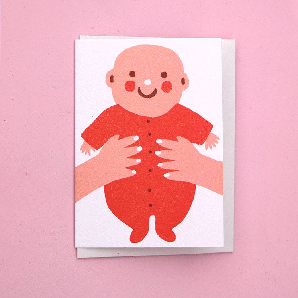 Red Baby Mini A7 Card - All Good Things