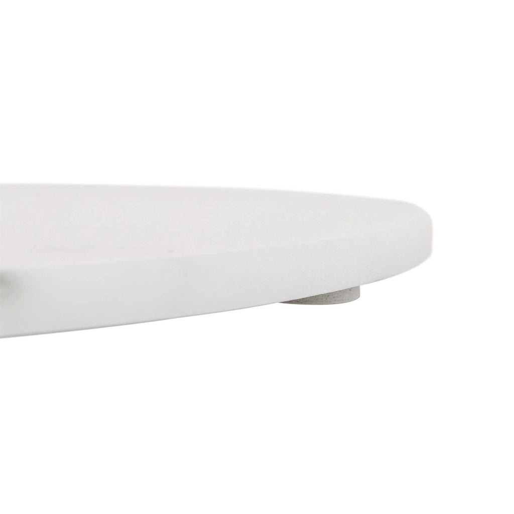 Round Marble Chopping Board - 30cm, White - All Good Things
