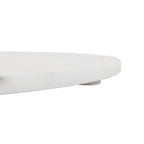 Round Marble Chopping Board - 30cm, White - All Good Things