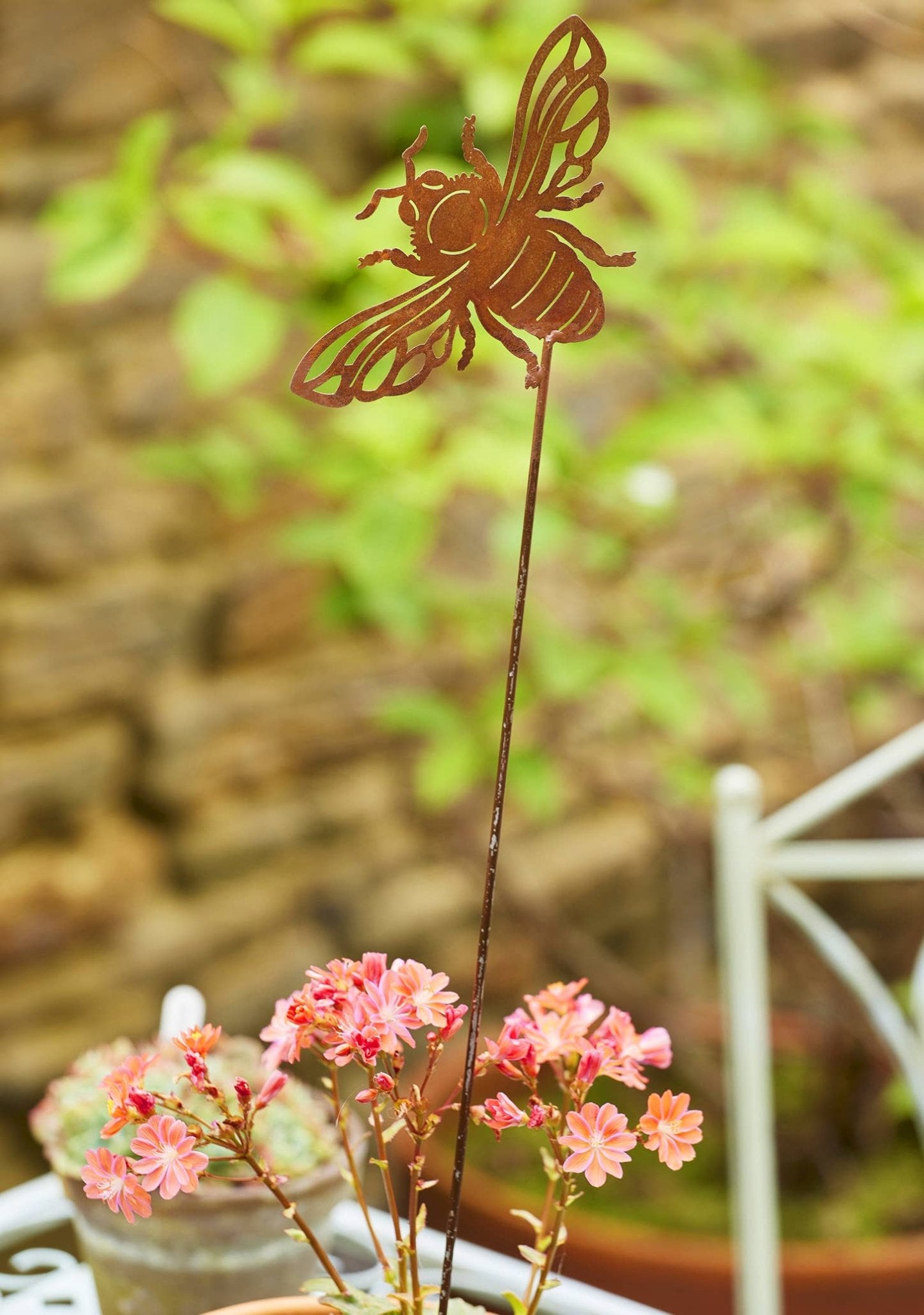 Rustic Garden Stake Bee - All Good Things