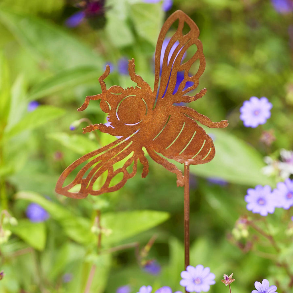 Rustic Garden Stake Bee - All Good Things