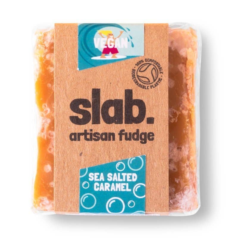 Sea Salted Caramel Fudge Slab - Vegan - All Good Things