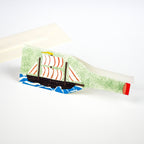 Ship in a Bottle nautical card - All Good Things