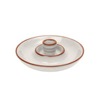 Sintra Glazed Terracotta Olive Dish - Stone - All Good Things